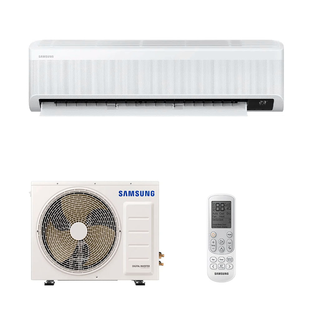 Ar Condicionado Split Hi Wall Inverter Samsung WindFree Connect 18.000 Btus Frio 220v