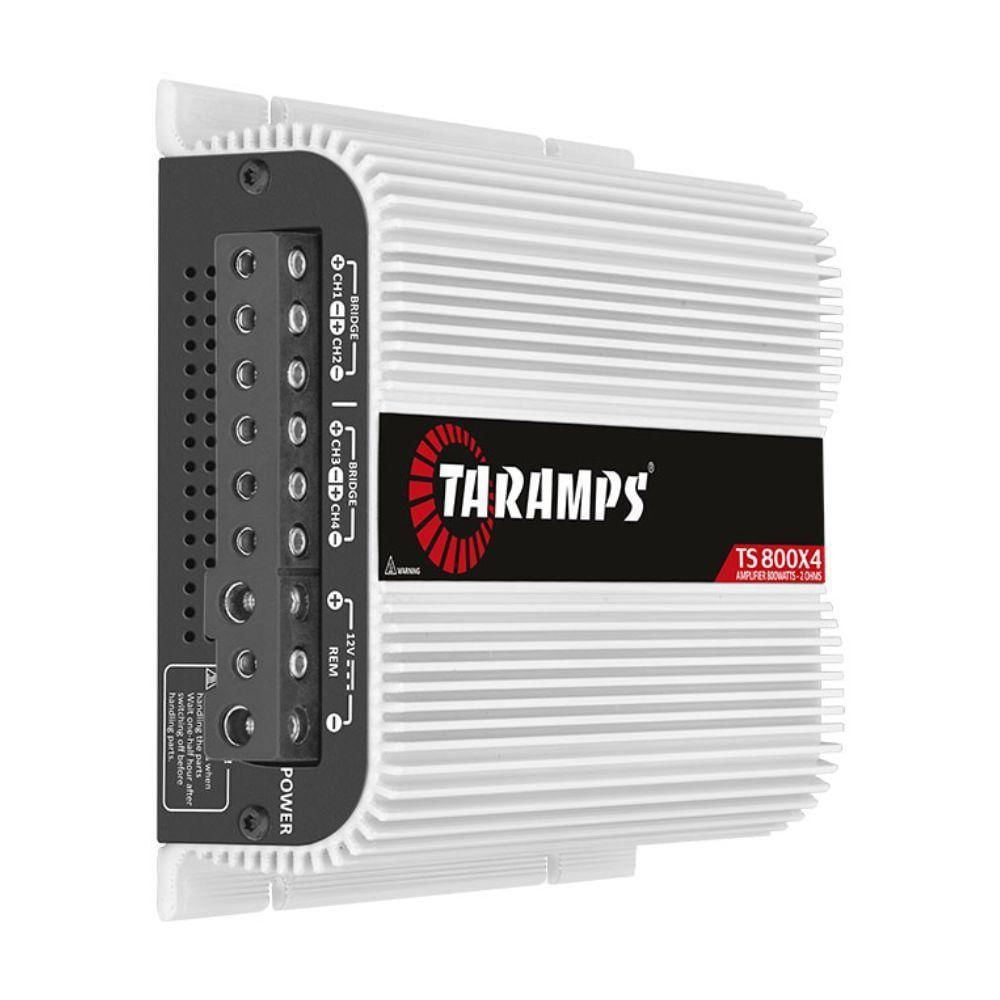 Modulo De Potencia Taramps Ts800x4 800w Rms 4 Canais 2 Ohms 12,6vdc