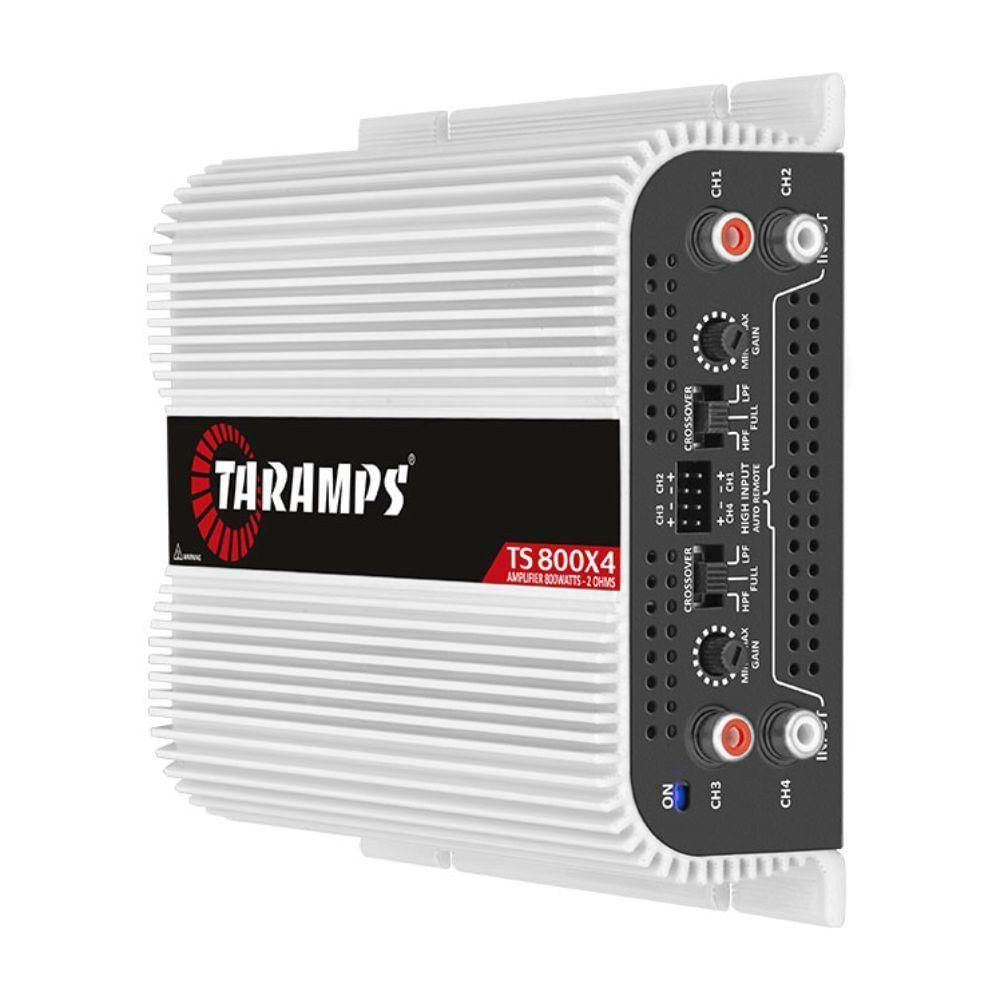 Modulo De Potencia Taramps Ts800x4 800w Rms 4 Canais 2 Ohms 12,6vdc