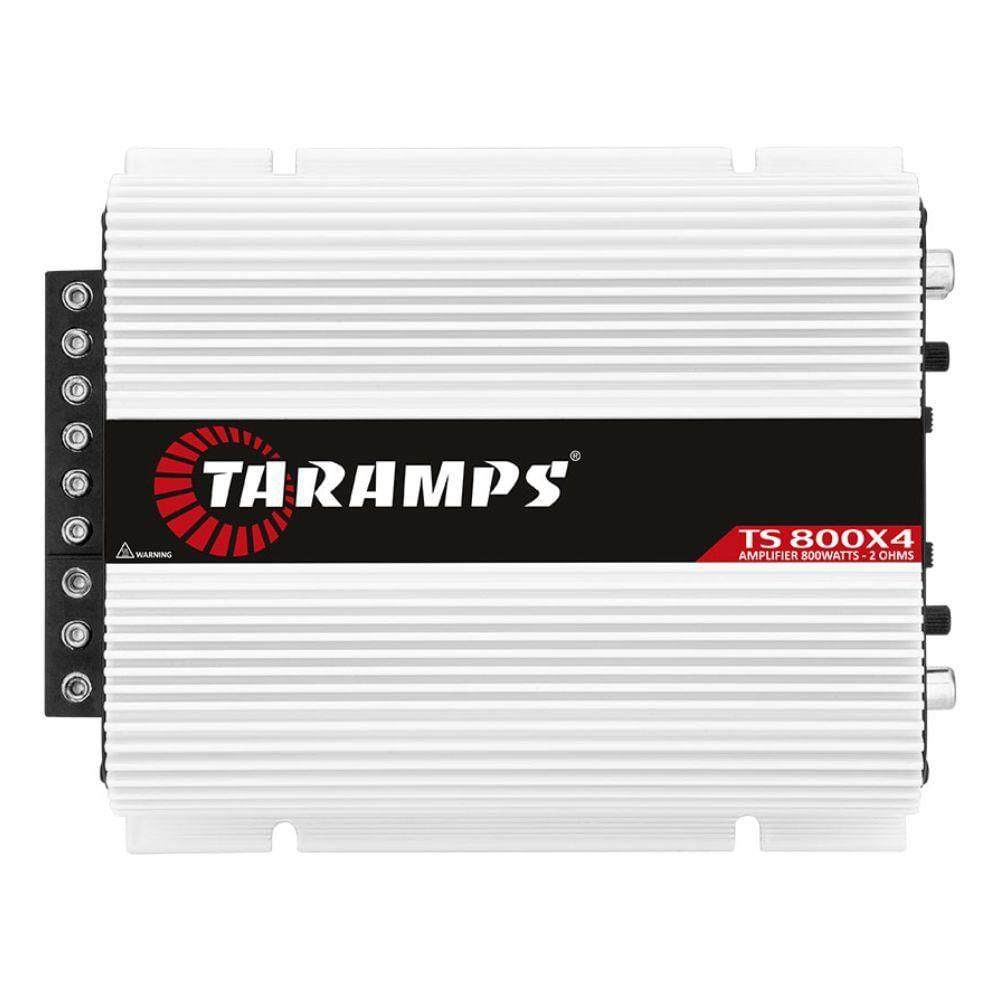 Modulo De Potencia Taramps Ts800x4 800w Rms 4 Canais 2 Ohms 12,6vdc