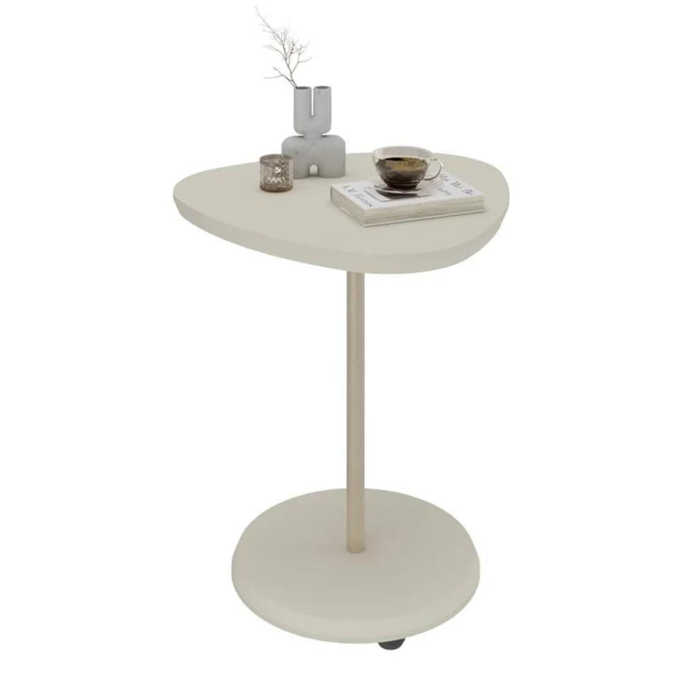 Mesa De Apoio Lateral Bel 45cm Off White