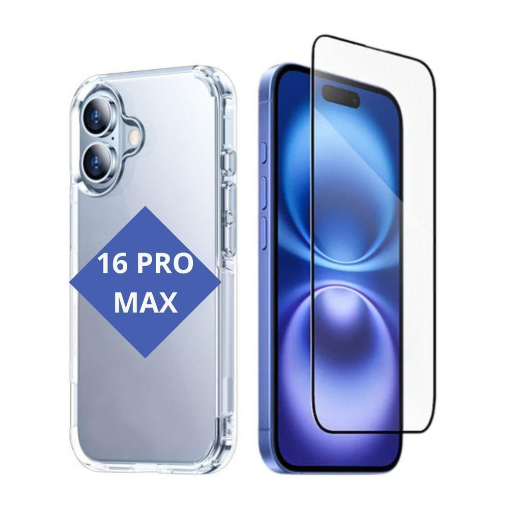 Capa Para Iphone 16 Pro Max + Película 3d Privacidade