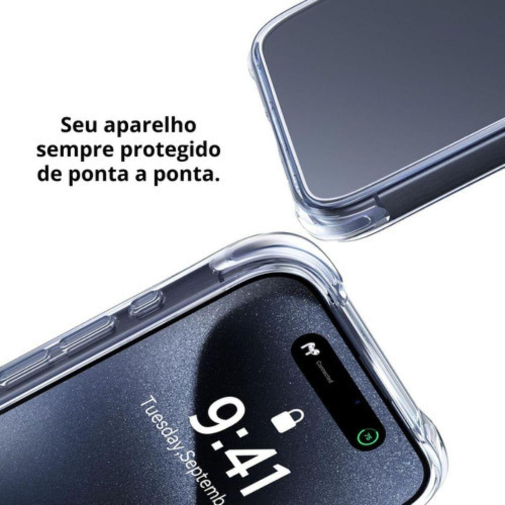 Capa Para Iphone 16 Pro Max + Película 3d Privacidade