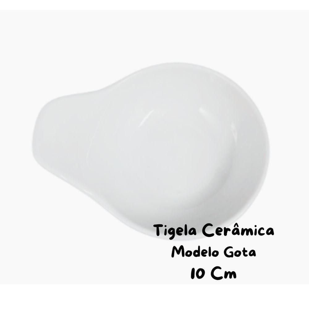 Tigela Ceramica Gota 10cm Entrada Molhos