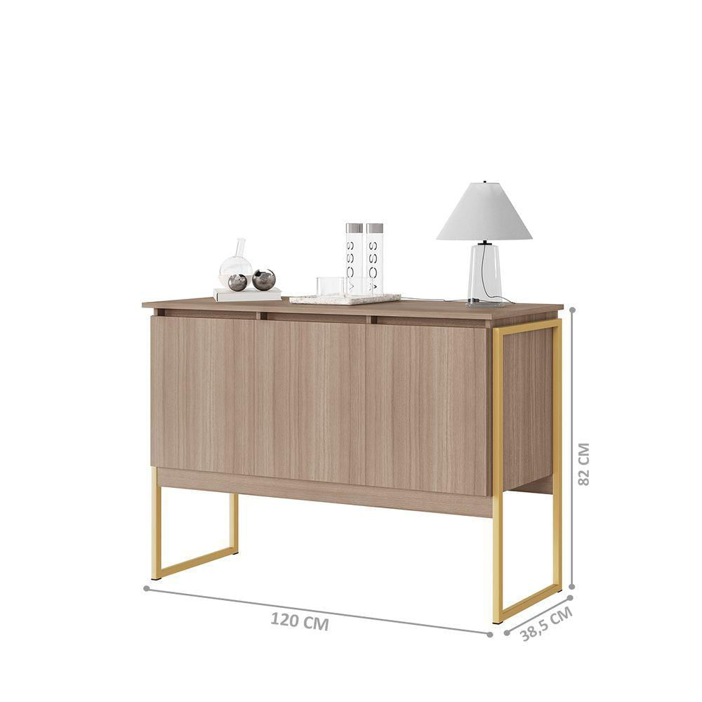 Buffet Classico 3 Portas Montana Dourado