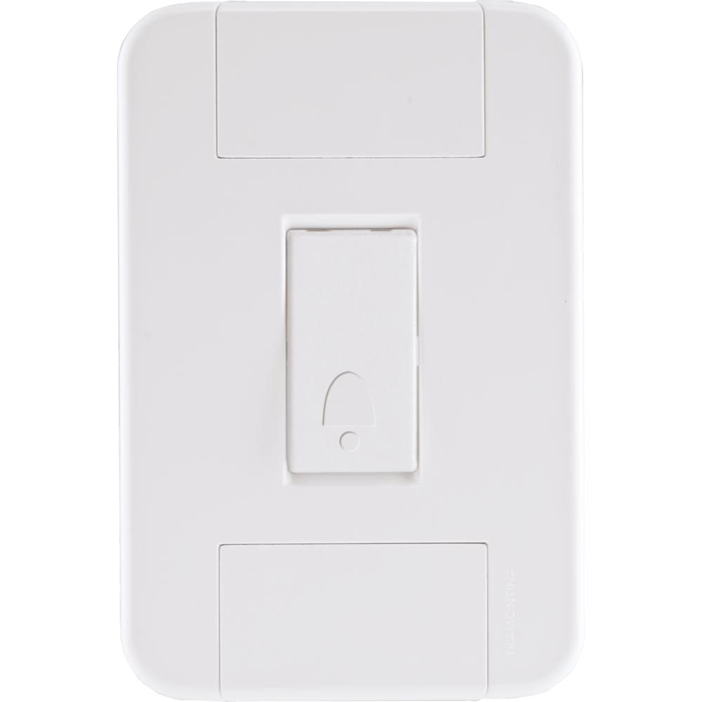 Conjunto 4x2 com 1 Pulsador Campainha 10 A 250 V Tramontina Tablet Branco
