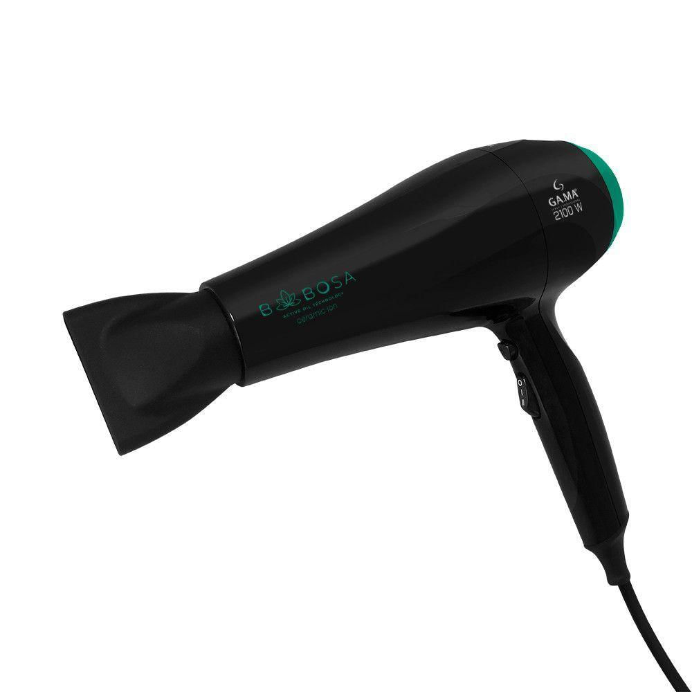 Secador De Cabelo Gama Primo Babosa Ceramic íon Preto-verde 110v