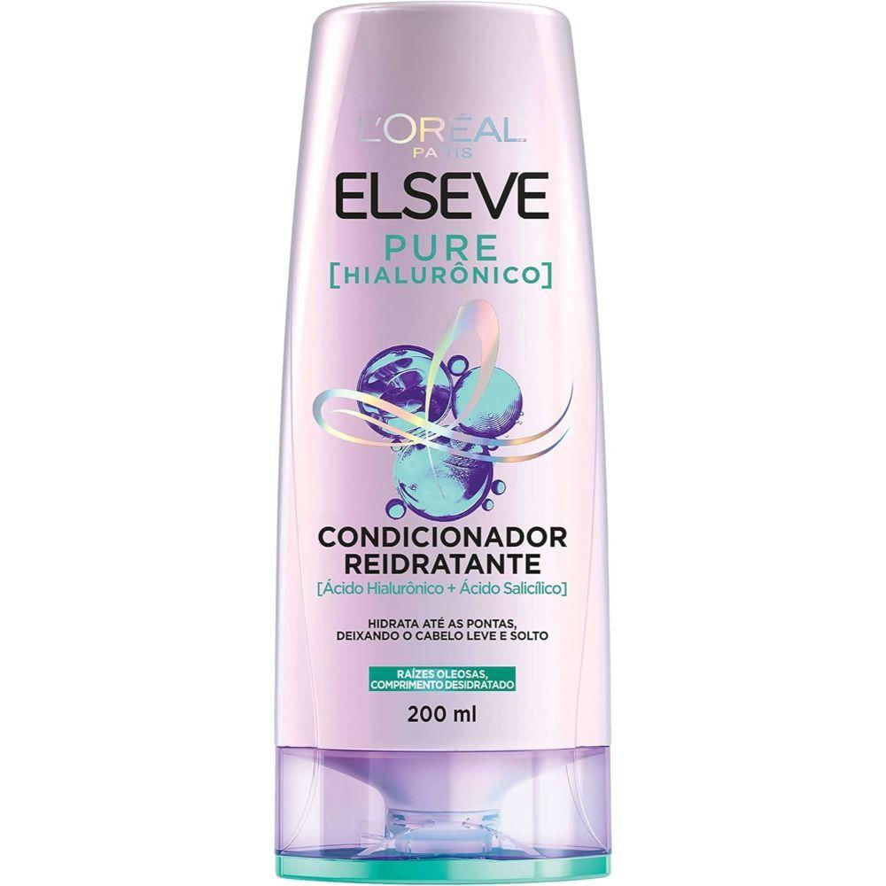 Condicionador Reidratante L\'oréal Paris Elseve Pure Hialurônico 200ml