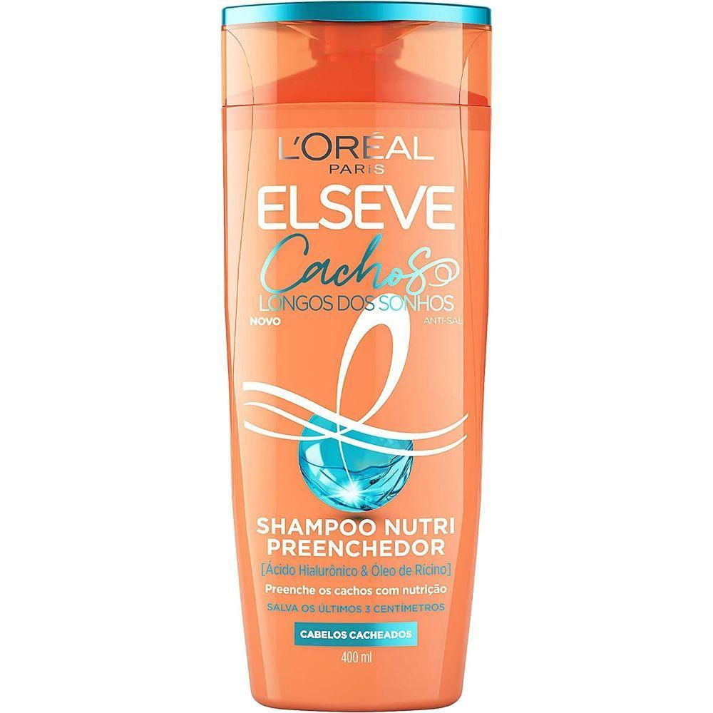 Shampoo Nutri Preenchedor Elseve Cachos Longos Dos Sonhos L'oréal Paris 400ml