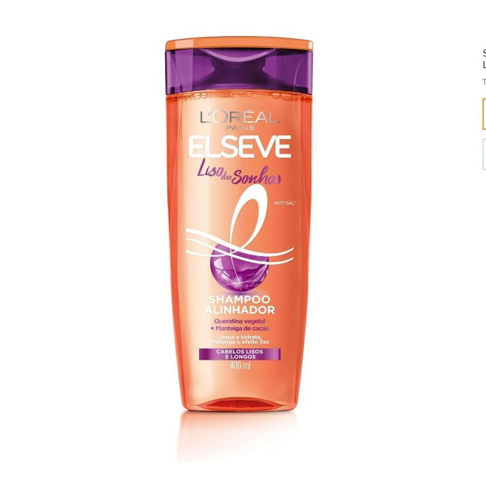 Shampoo L'oréal Paris Elseve Liso Dos Sonhos 400ml