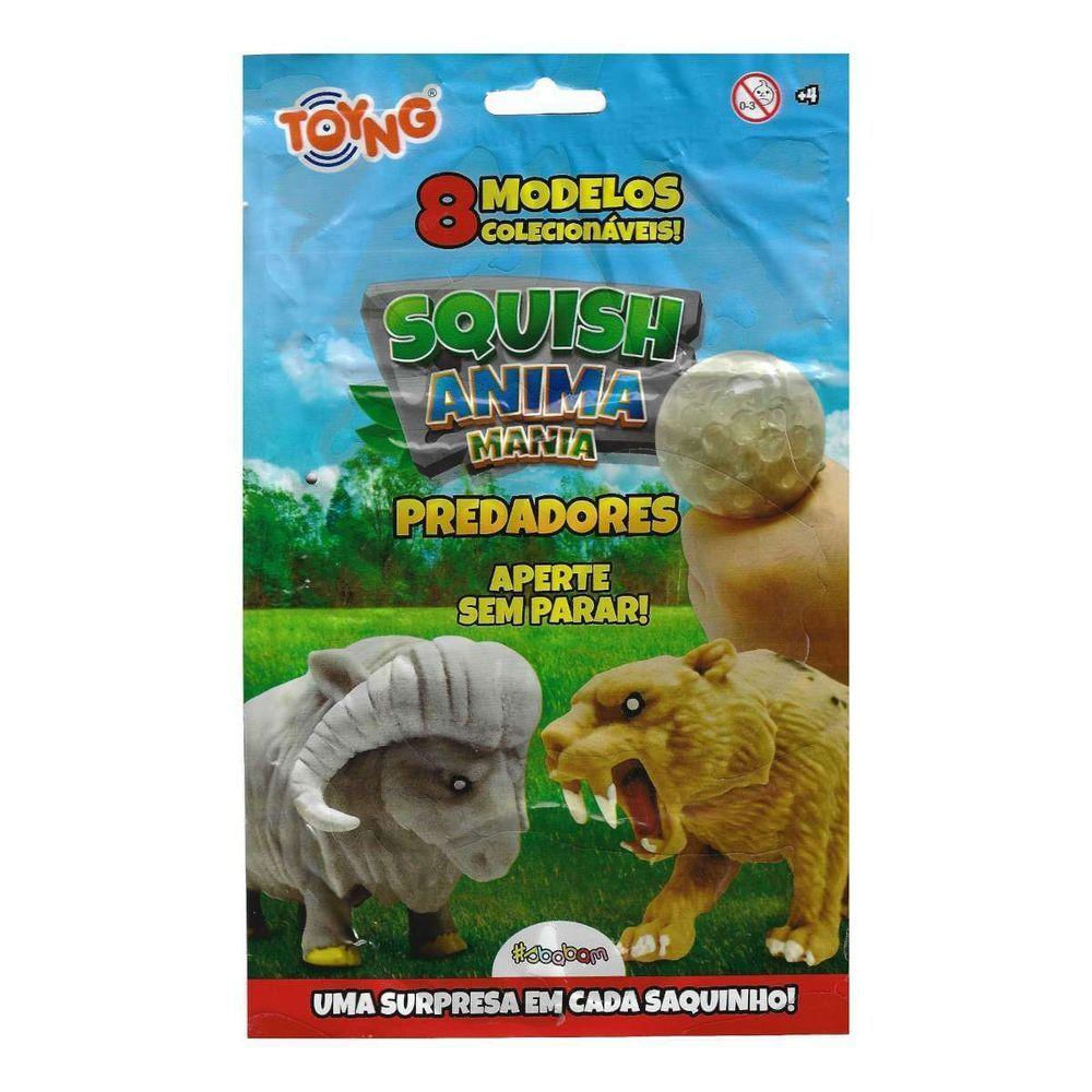 Squish Animais Predadores Macio Perfumado Aperte Sem Parar