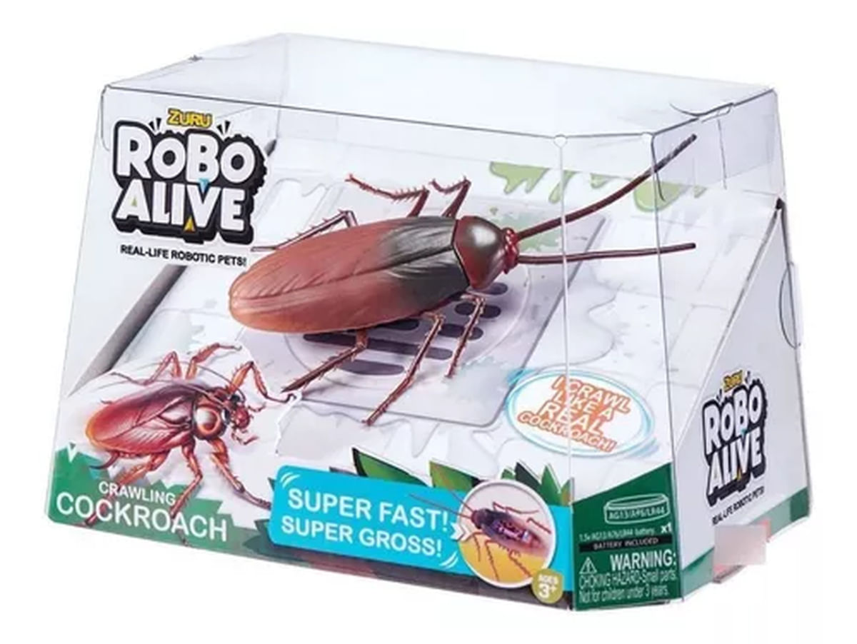 Brinquedo Barata Com Movimento Robo Alive 7 cm - Candide