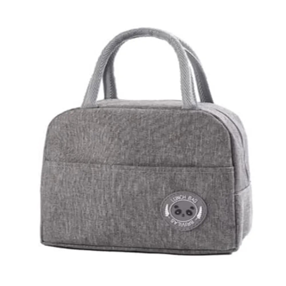 BOLSA TÉRMICA NECESSAIRE PORTÁTIL LANCHEIRA ORGANIZADORA MULTIFUNCIONAL BOLSO EXTERNO Único / Cinza