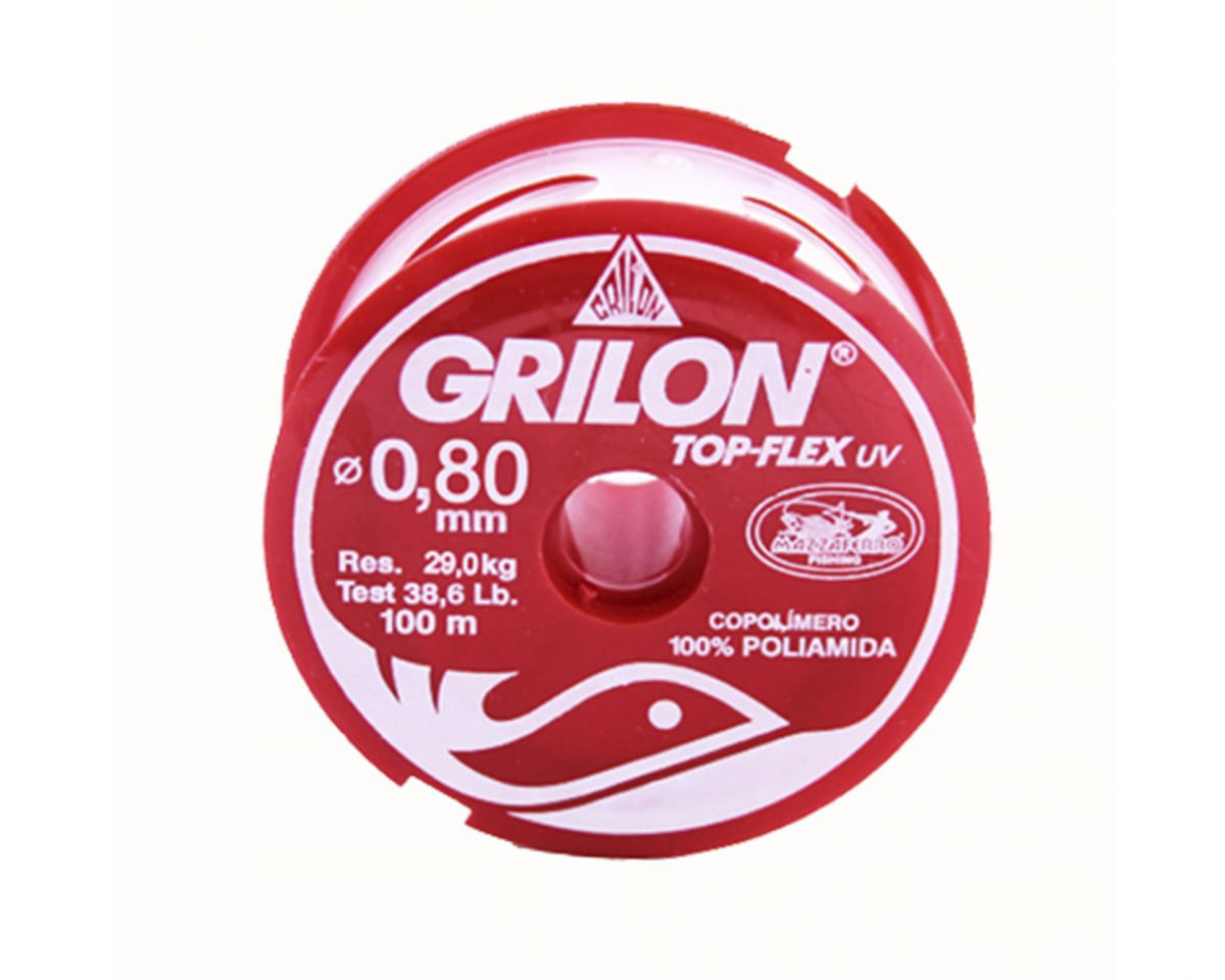 Linha Pesca Grilon Uv Br 0,80Mmx100M