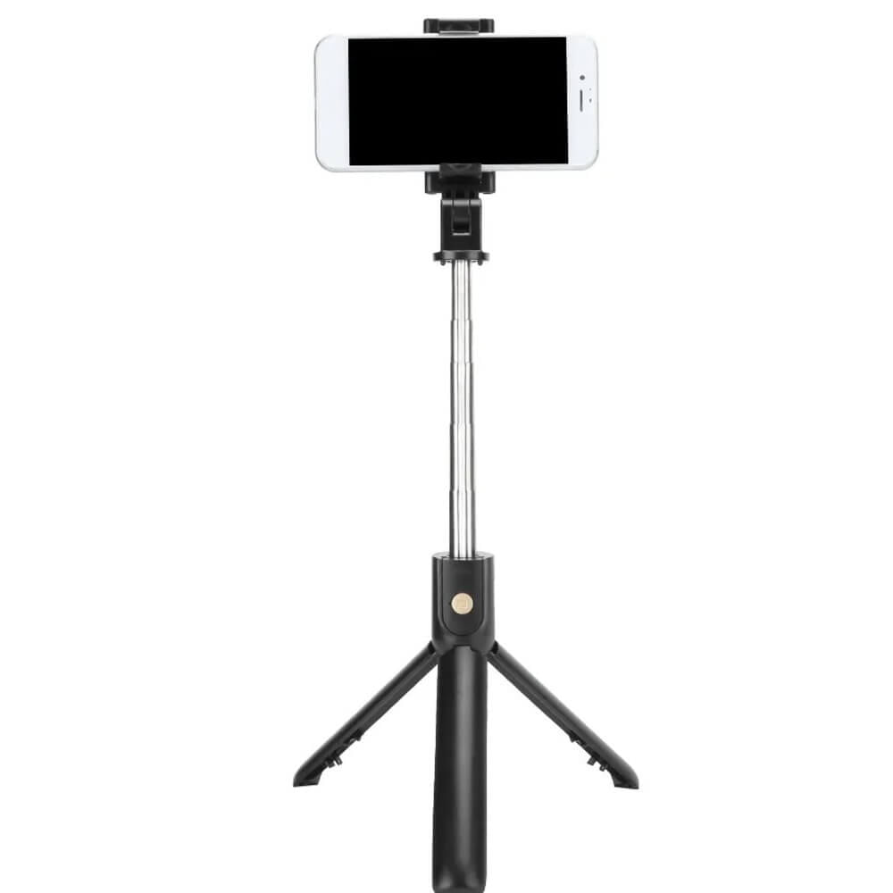 Bastão de Selfie com Tripé para Celular com Controle Disparador
