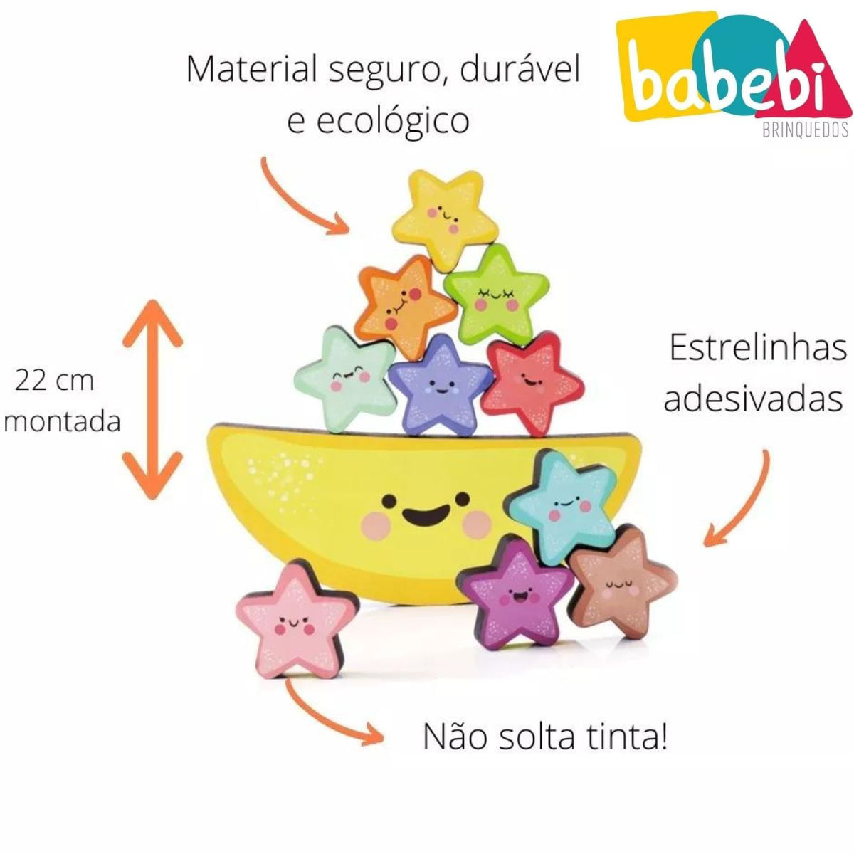 EQUILIBRANDO ESTRELINHAS - BRINQUEDO EDUCATIO - 6031 -BABEBI