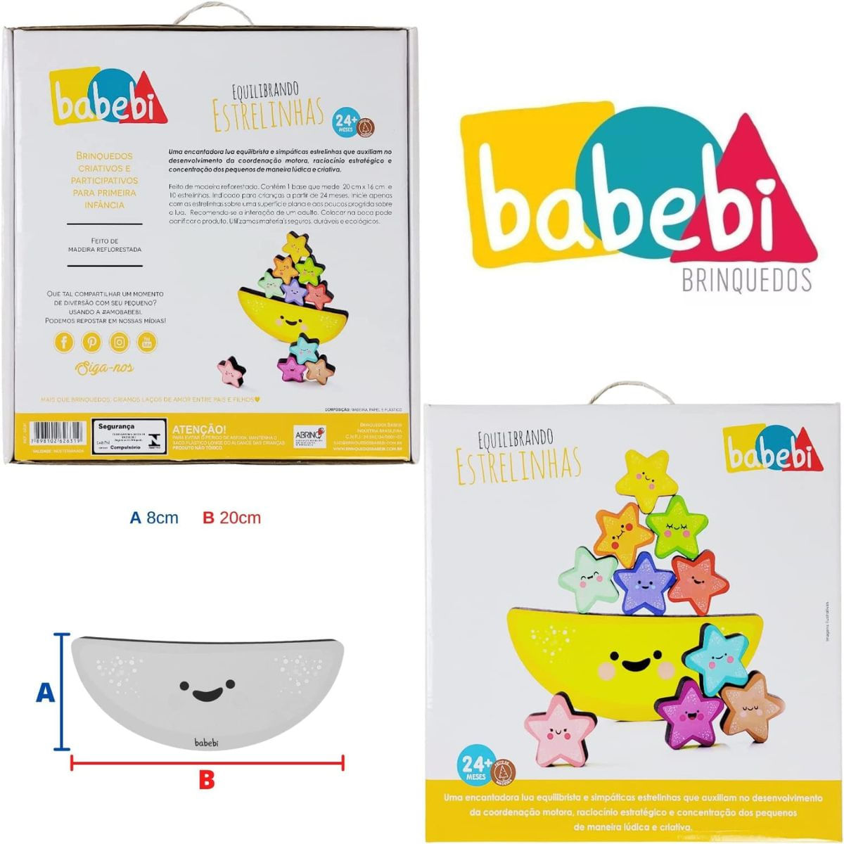 EQUILIBRANDO ESTRELINHAS - BRINQUEDO EDUCATIO - 6031 -BABEBI