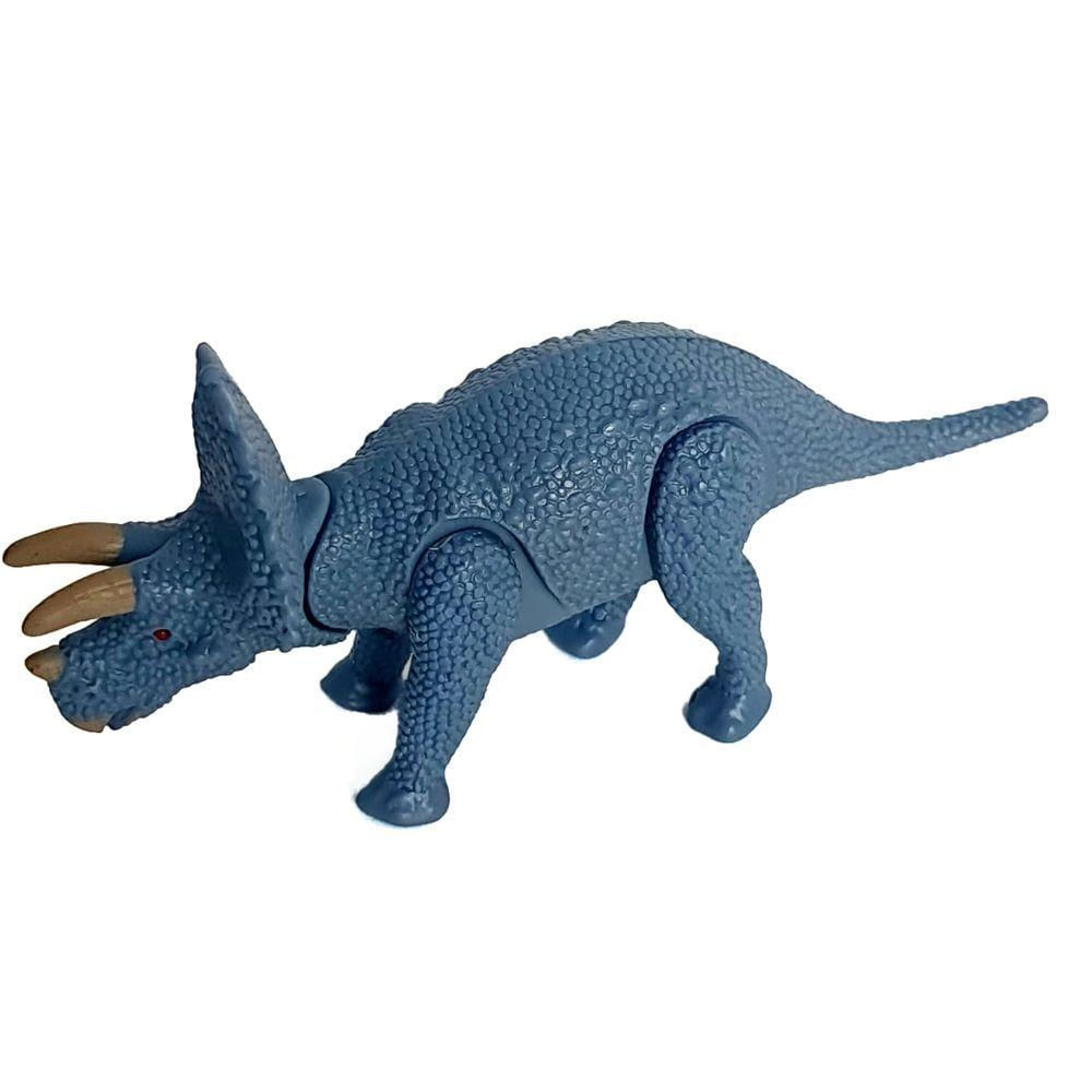 Brinquedo Planeta Dinossauro Dino à Corda Variação:azul