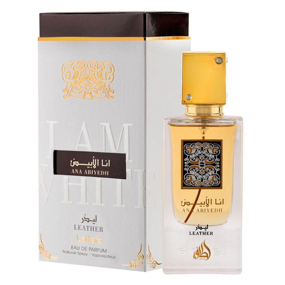 Perfume Ana Abiyedh Leather Lattafa Edp Unissex 60ml