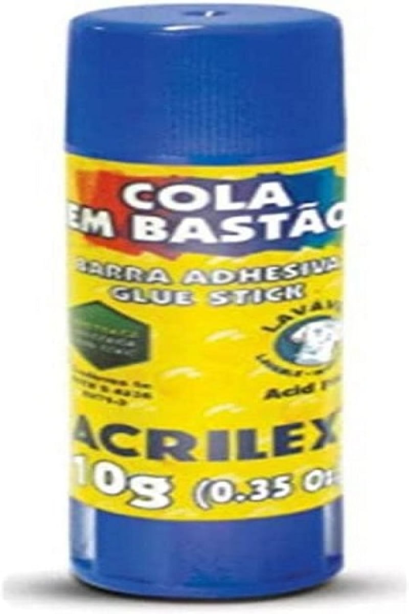 Cola em Bastão Acrilex Incolor 10 gramas