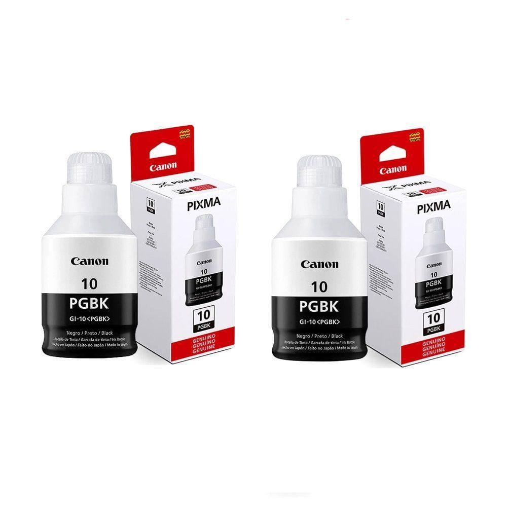 Tinta Canon Gi-10 2un Preto Gi10 G10 Original G6010 G7010 Gm2010 Gm4010