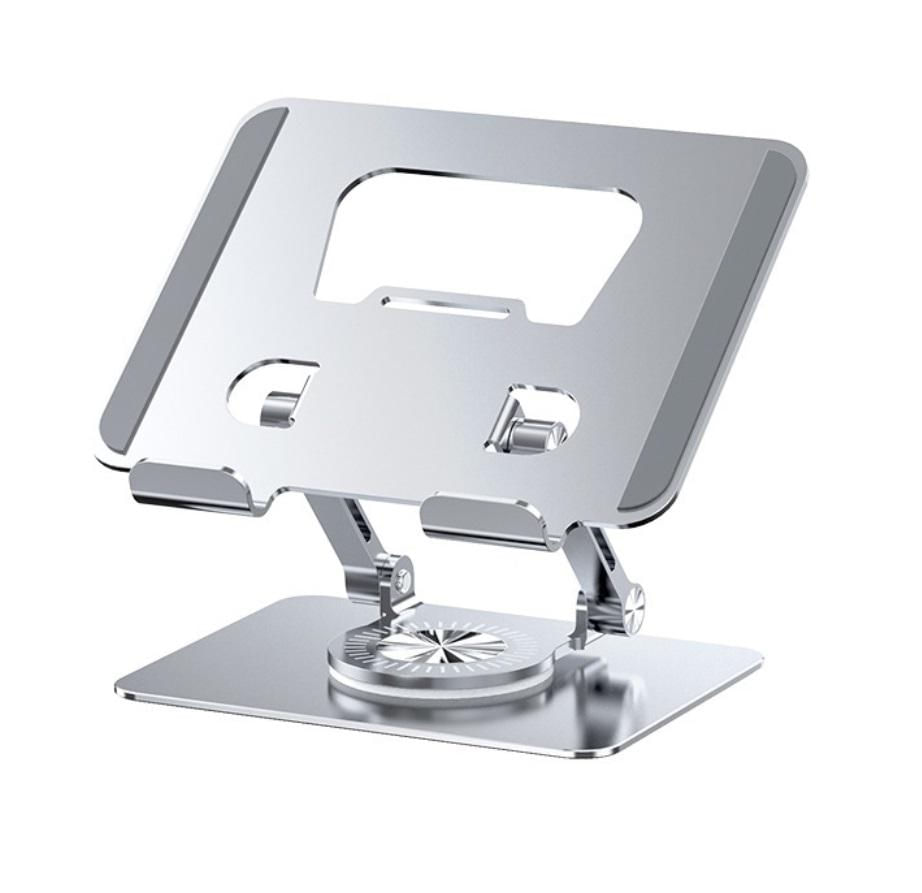 Suporte De Mesa Giratório 360° De Alumínio Para Tablet e iPad