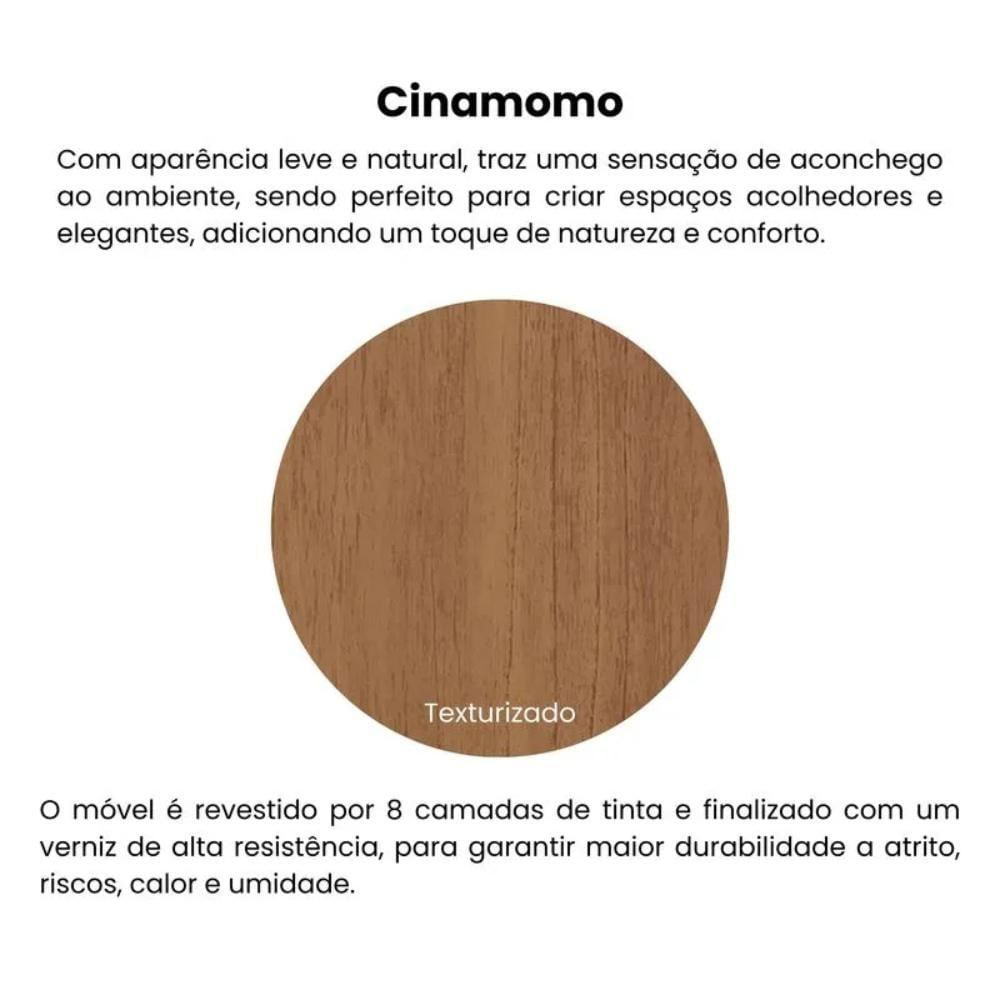 Mesa De Centro Jasmin 100% Mdf Cinamomo