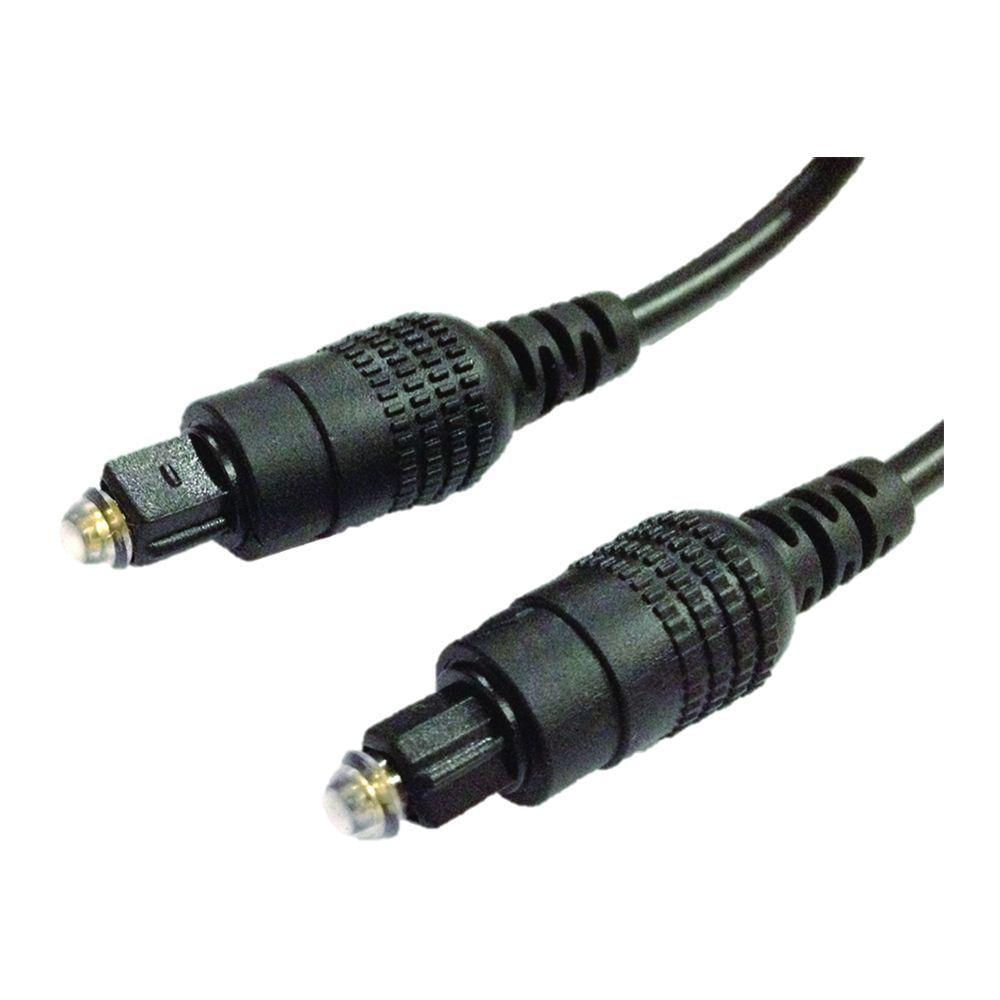 Cabo Fibra Otica Para Audio 2,2mm Toslink-toslink Preto 2m, Granel Storm