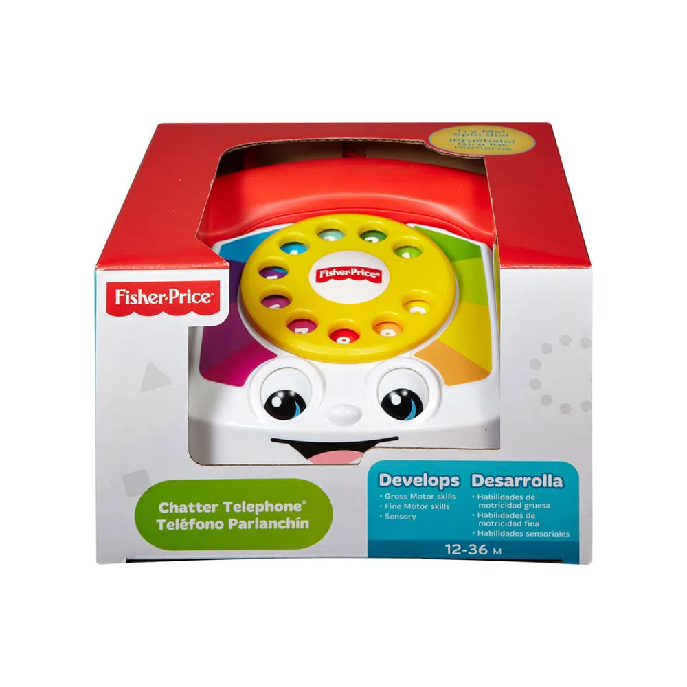 Telefone Feliz de Puxar com Som - Fisher Price