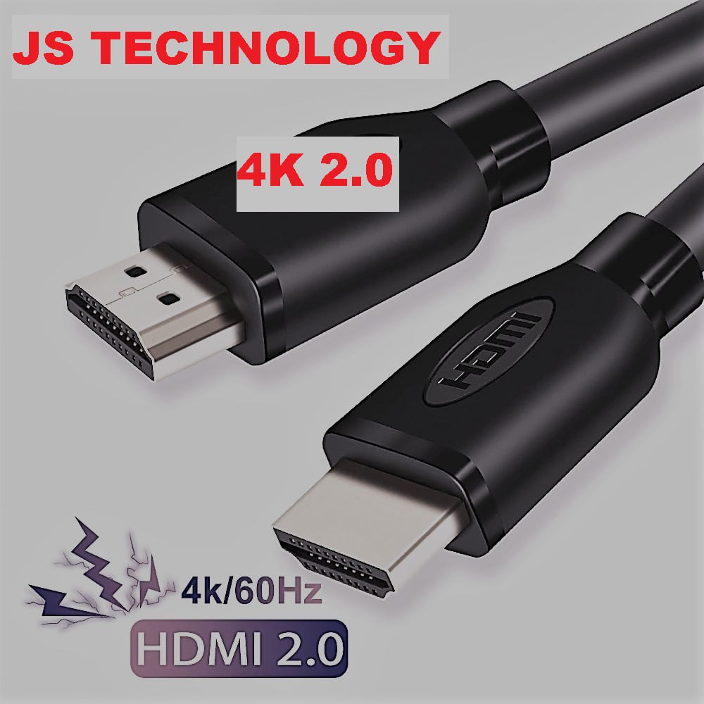 Kit com 5 Unidades = Cabo HDMI 2.0 4K Blindado 1.5 Metros 60Hz HDR High Speed Quad Technology Macho x Macho Padrão 19 Pi