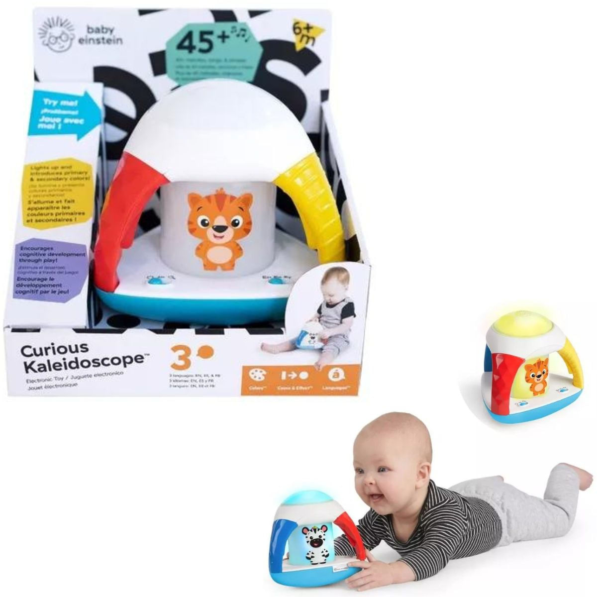 CALEIDOSCOPIO - CURIOUS KALEIDOSCOPE - 6M+ - BABY EINSTEIN