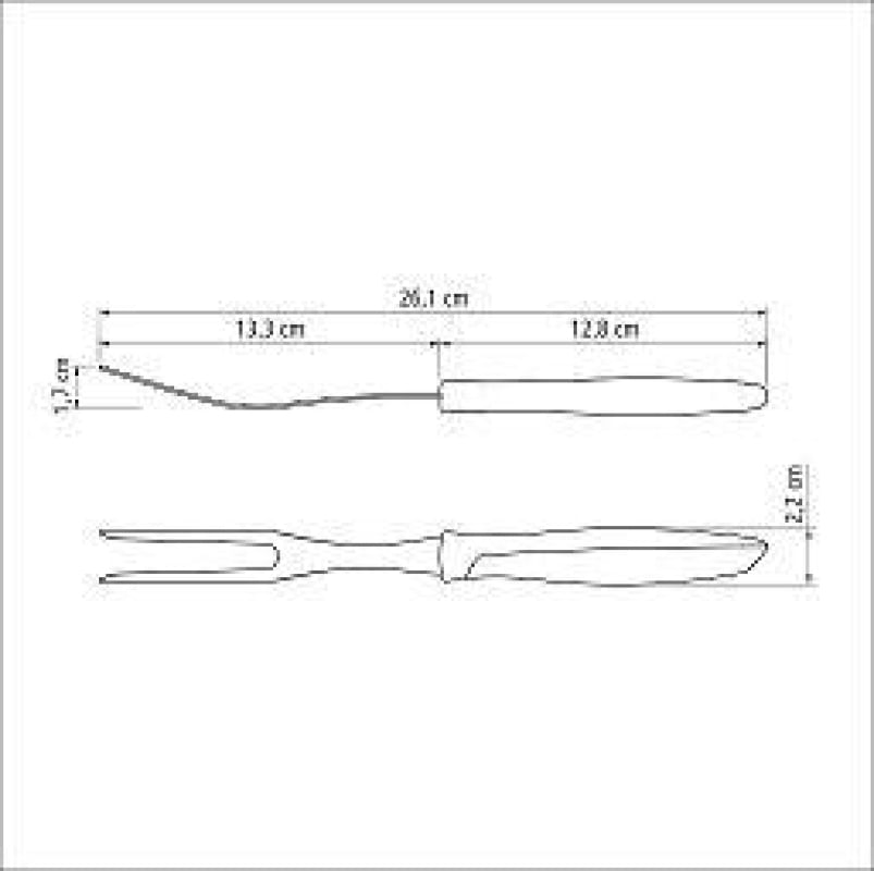 Garfo Trinchante Inox Plenus Preto Tramontina