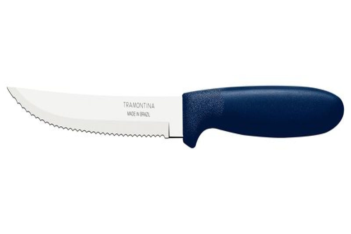 Faca Churrasco Inox 5" Ipanema Azul Tramontina