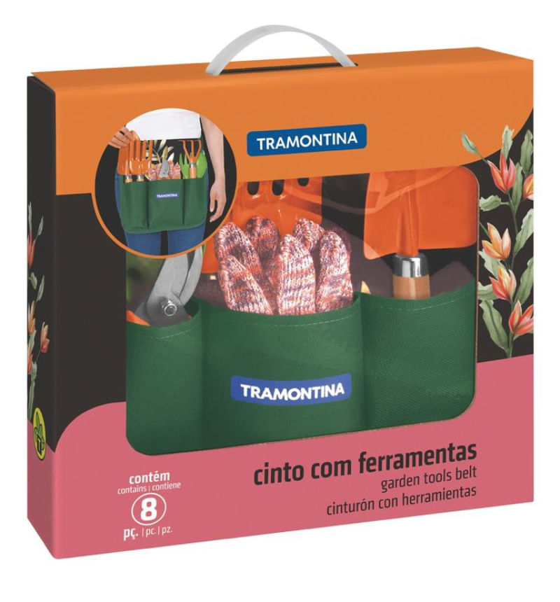 Kit Para Jardim 8 Peças Tramontina