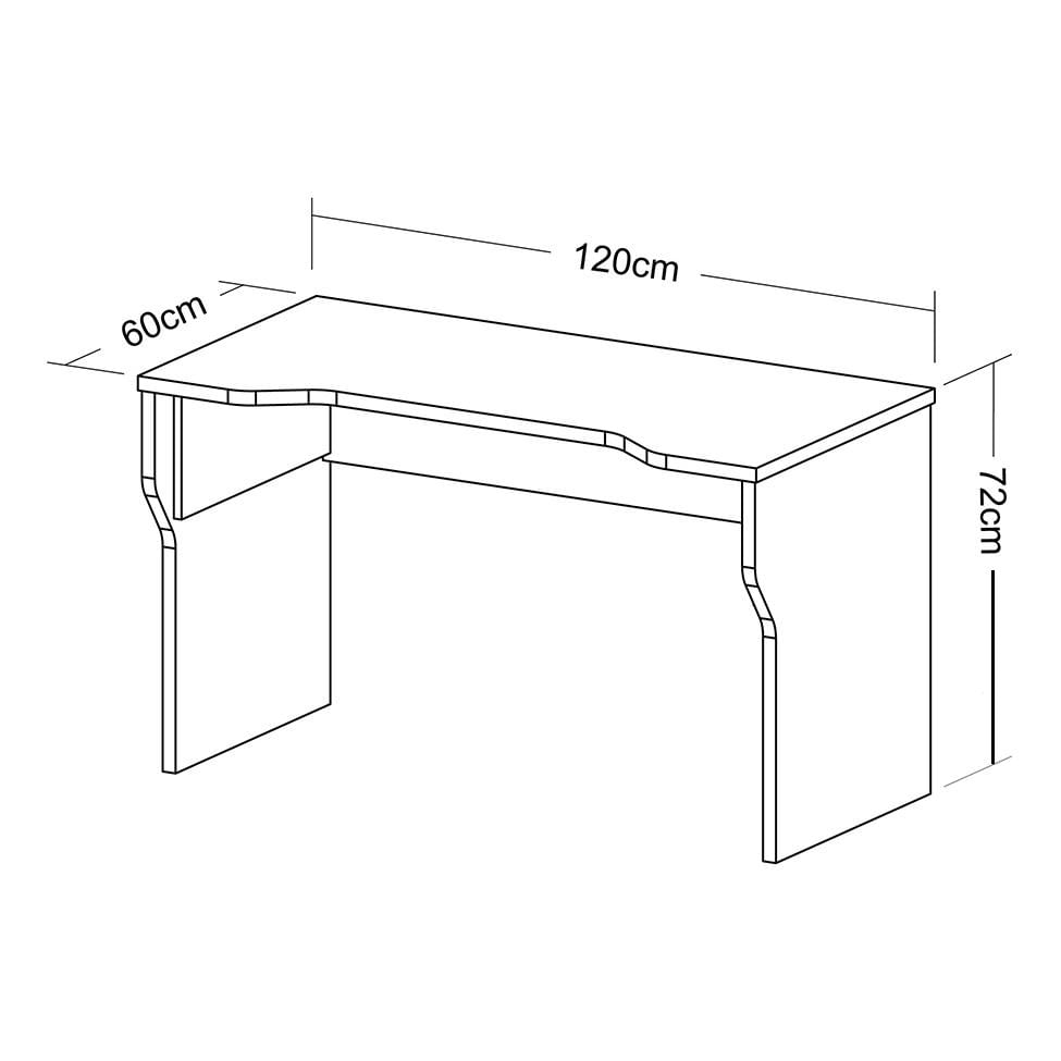 Mesa Gamer Two Preta