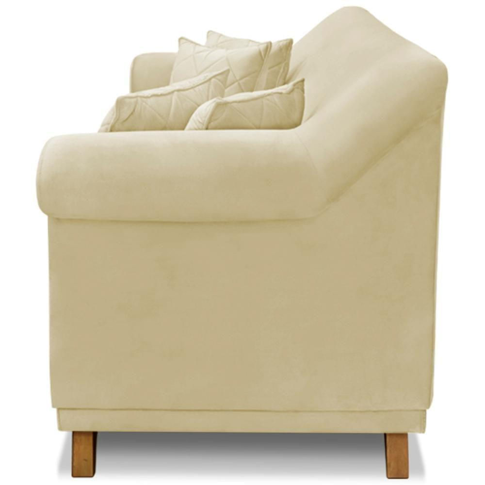 Sofa 2 Lugares Retro Polo 180cm Com Almofada Suede 1100 Ezz 1100