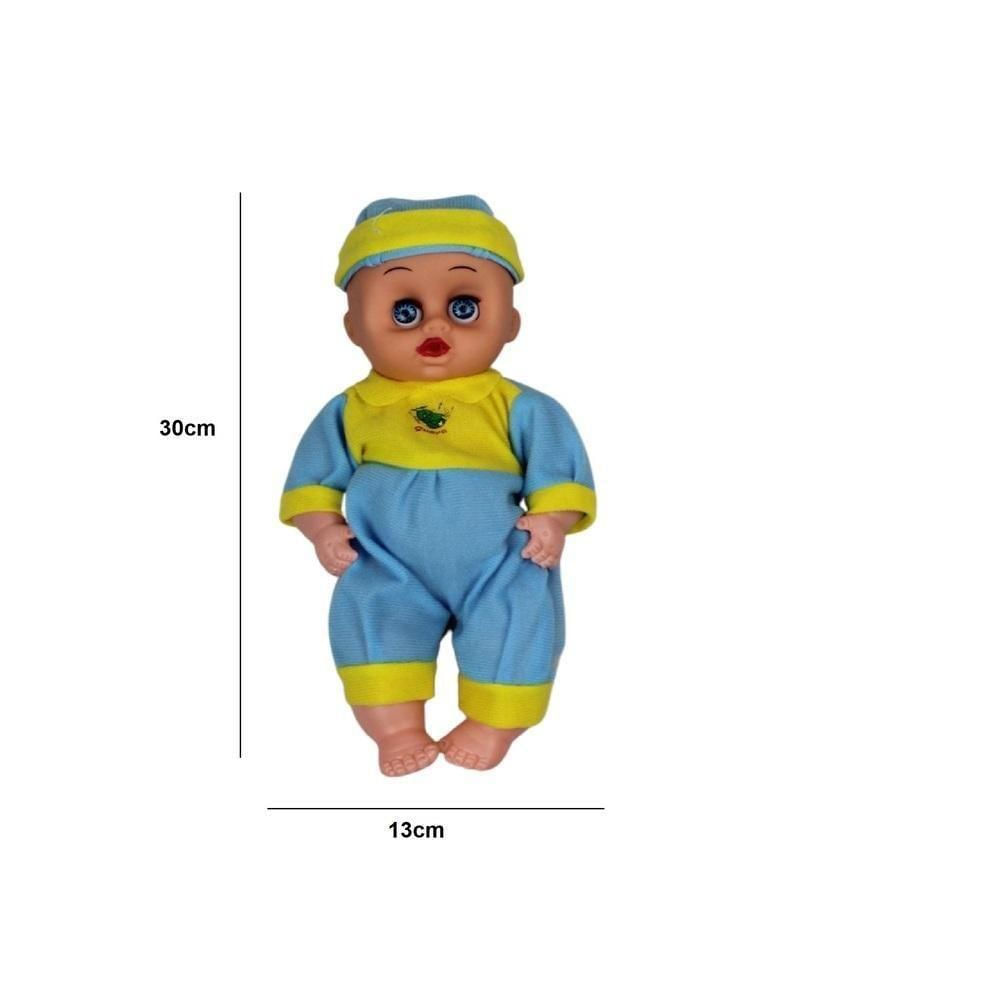 Boneca Bebe Com Carrinho De Passeio Dobravel Infantil Reborn Brinquedo