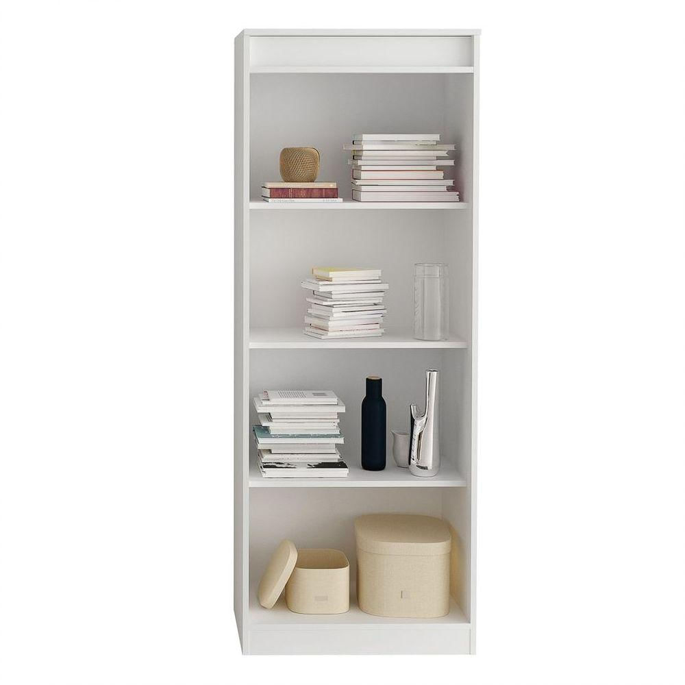 Estante Livreiro Multiuso Alta 3 Prateleiras Me4150 Branco