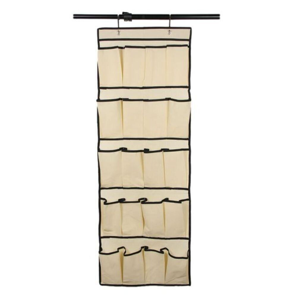 Sapateira Porta E Parede 20 Sapatos Divisorias Organizador Vertical Gigante Com Capacidade 10 Pares Dobravel Closets