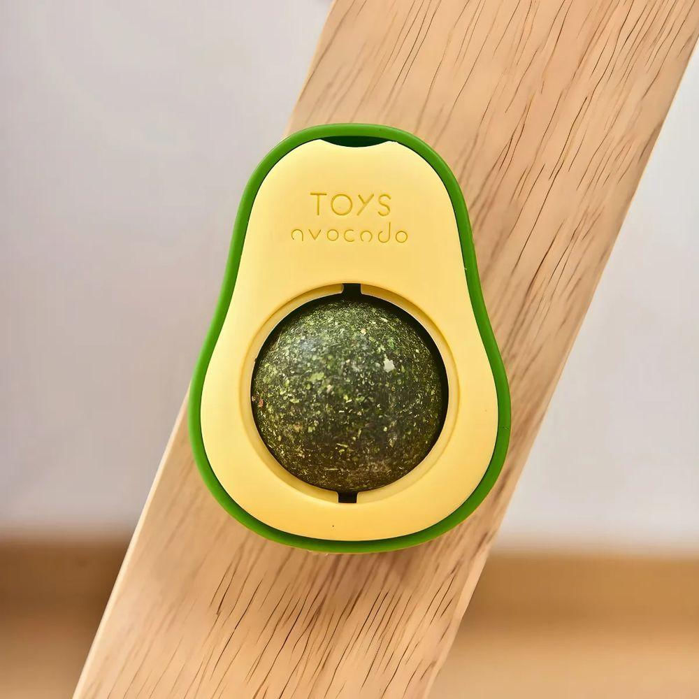 Abacate De Brinquedo Com Catnip Para Gatos - Verde