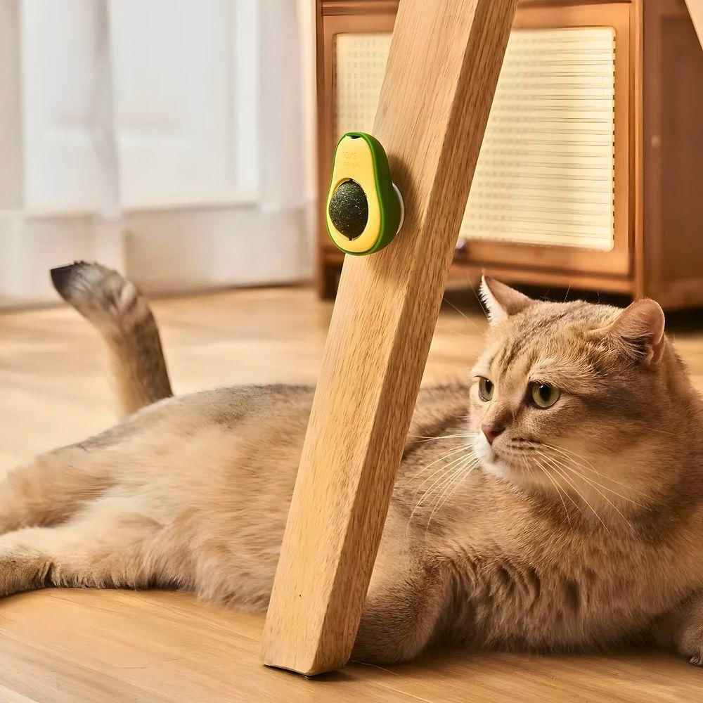 Abacate De Brinquedo Com Catnip Para Gatos - Verde