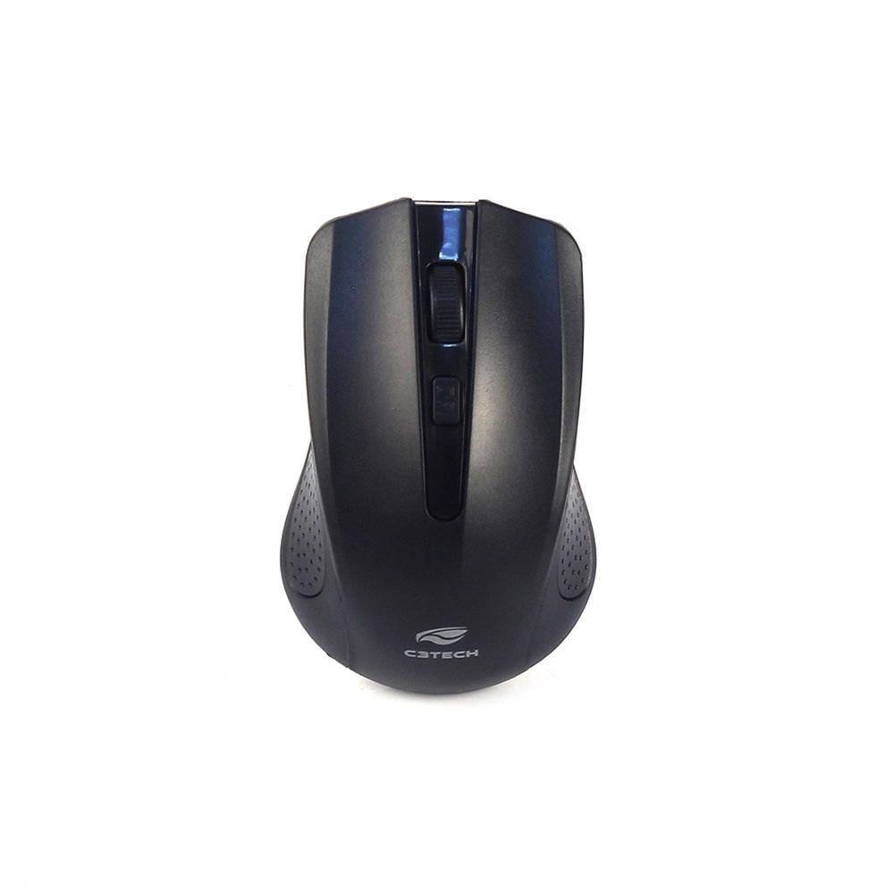 Kit Teclado E Mouse C3tech K-w10 Sem Fio Preto