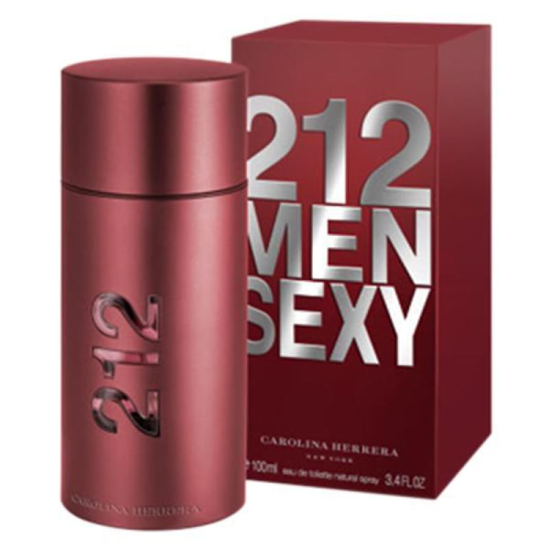 212 Sexy Men Carolina Herrera Perfume Masculino Eau de Toilette 100ml