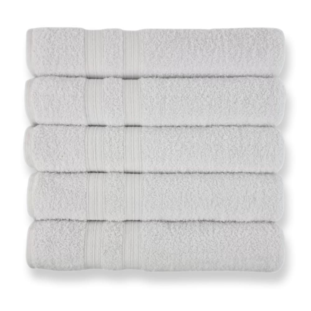 5 Toalhas De Banho Para Hoteis Super Grossa Felpuda E Macias 100% Algodão Beka Luxo Branco