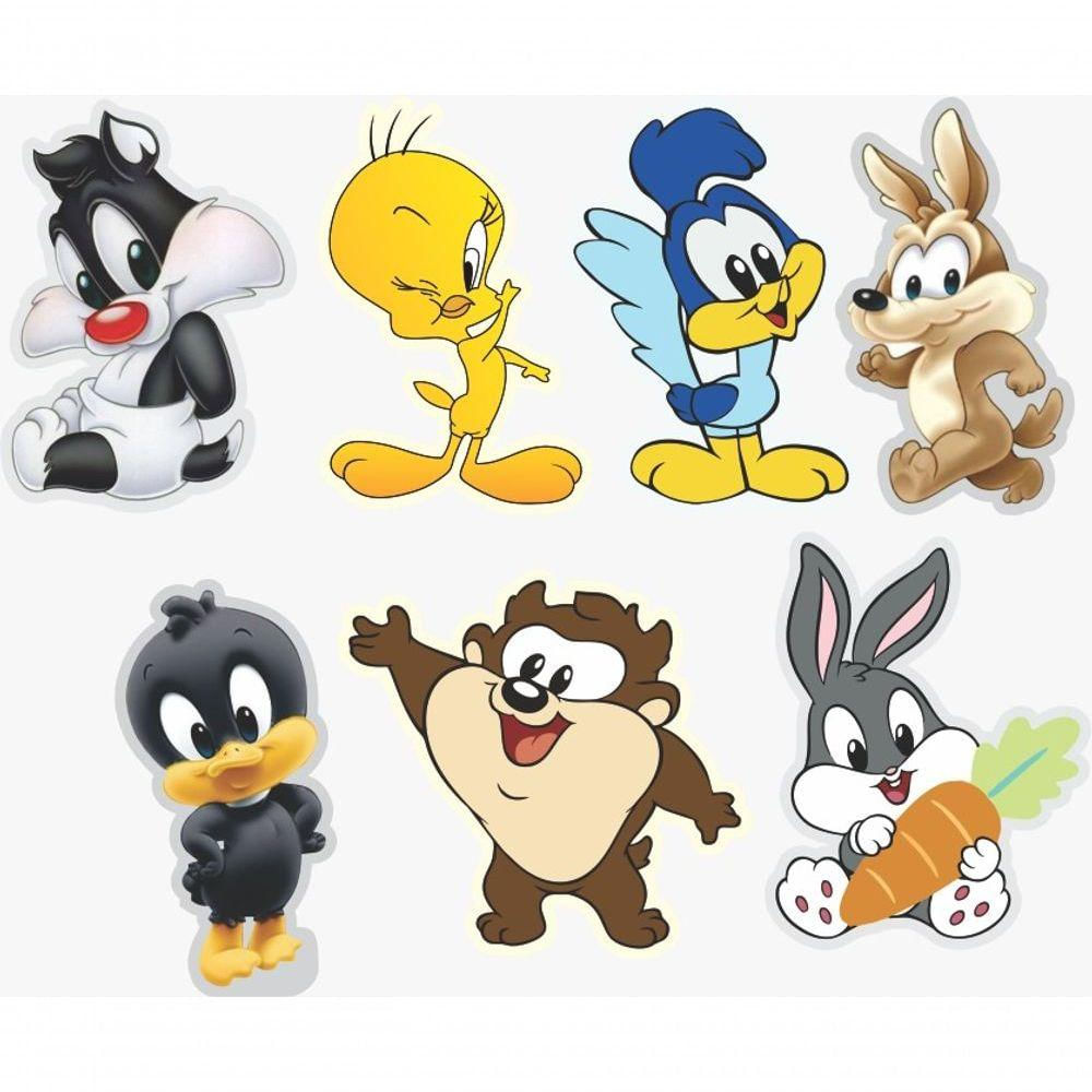 Kit Display De Mesa 10 Peças Festa Baby Looney Tunes Esp.(7) Mdf