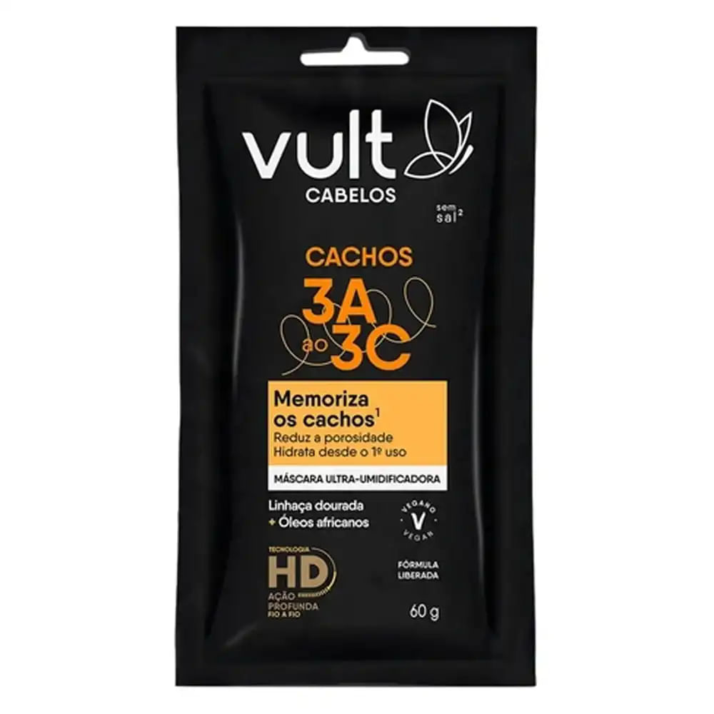 Máscara Cachos Cronograma Vult 60G