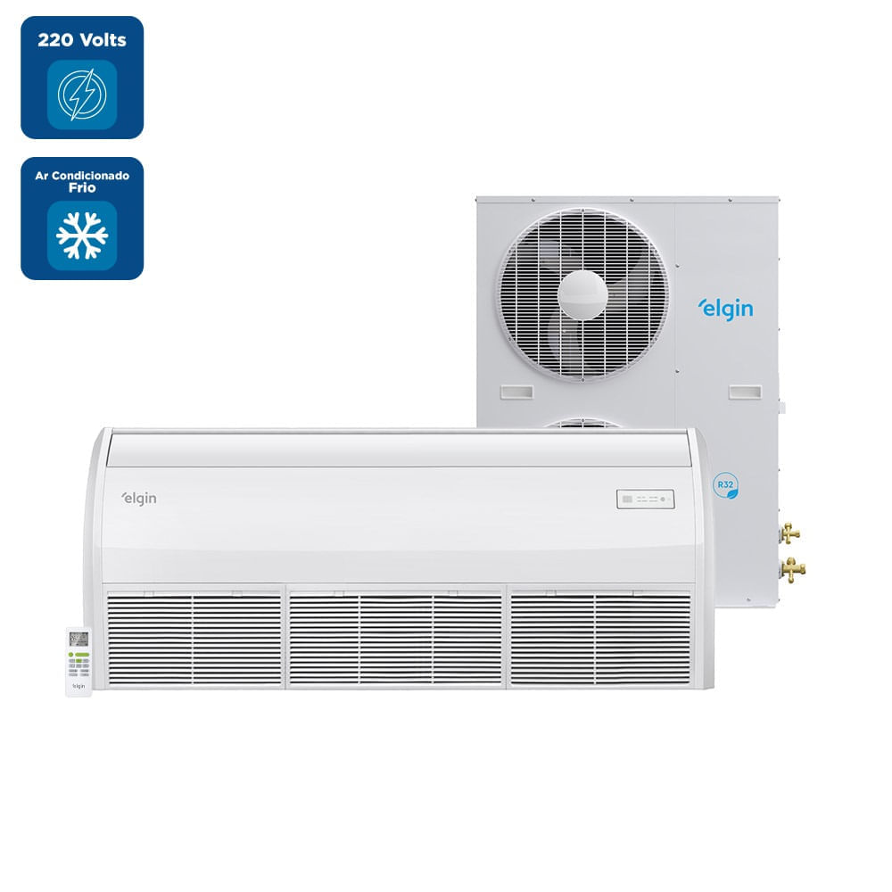 Ar Condicionado Split Piso Teto Elgin Eco 80000 BTU/h Frio Trifásico 45PEFE80C3CA – 220 Volts 220 Volts