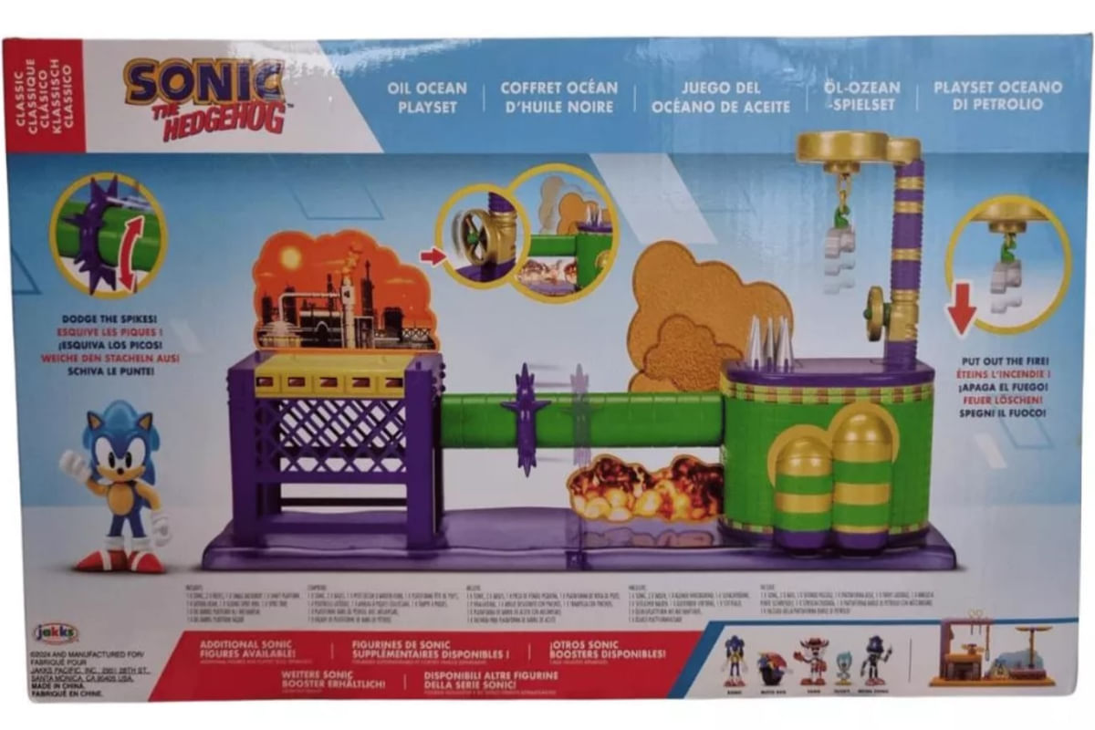 Sonic Playset Zona De Petróleo Sunny 4418