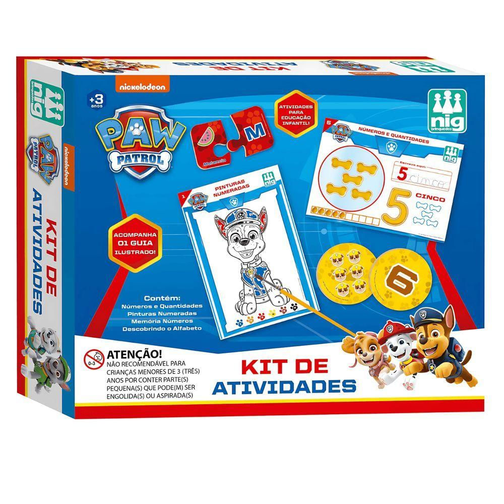 Kit Atividades- Patrulha Canina - Nig Brinquedos