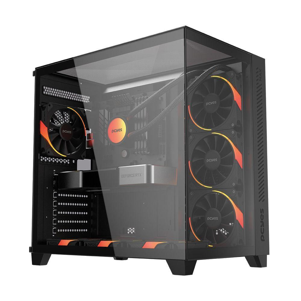 Gabinete Gamer Forcefield Max Black Vulcan - Gffmaxbv